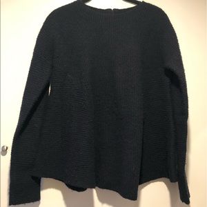 Cos Medium black wool sweater